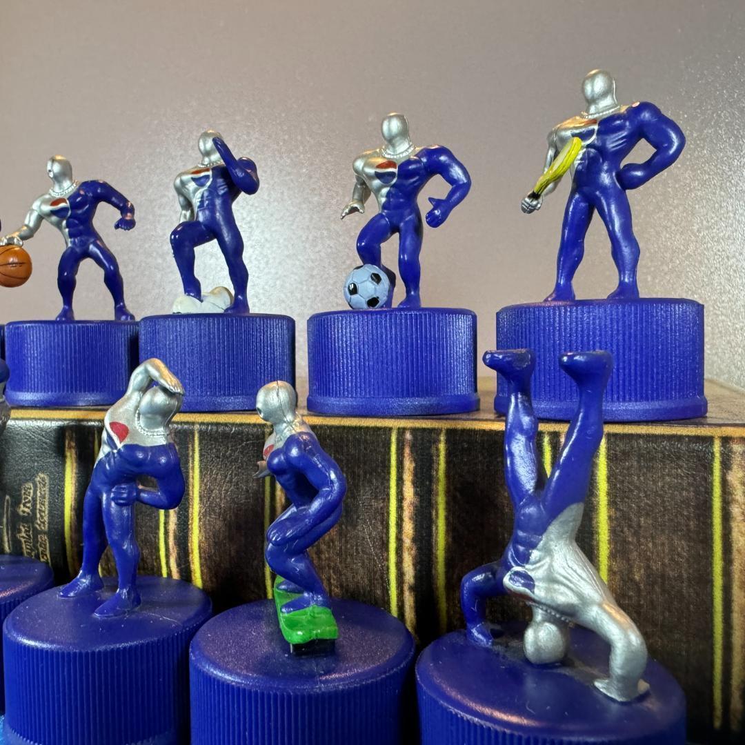 コンプリート ペプシマンキャップ 第1弾 ~ 第5弾全種 PEPSI【1998】