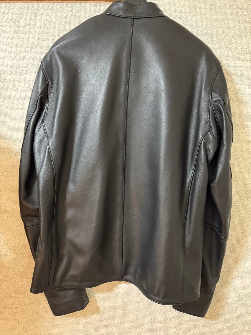 green label relaxing★シープスキンレザー シングルライダース