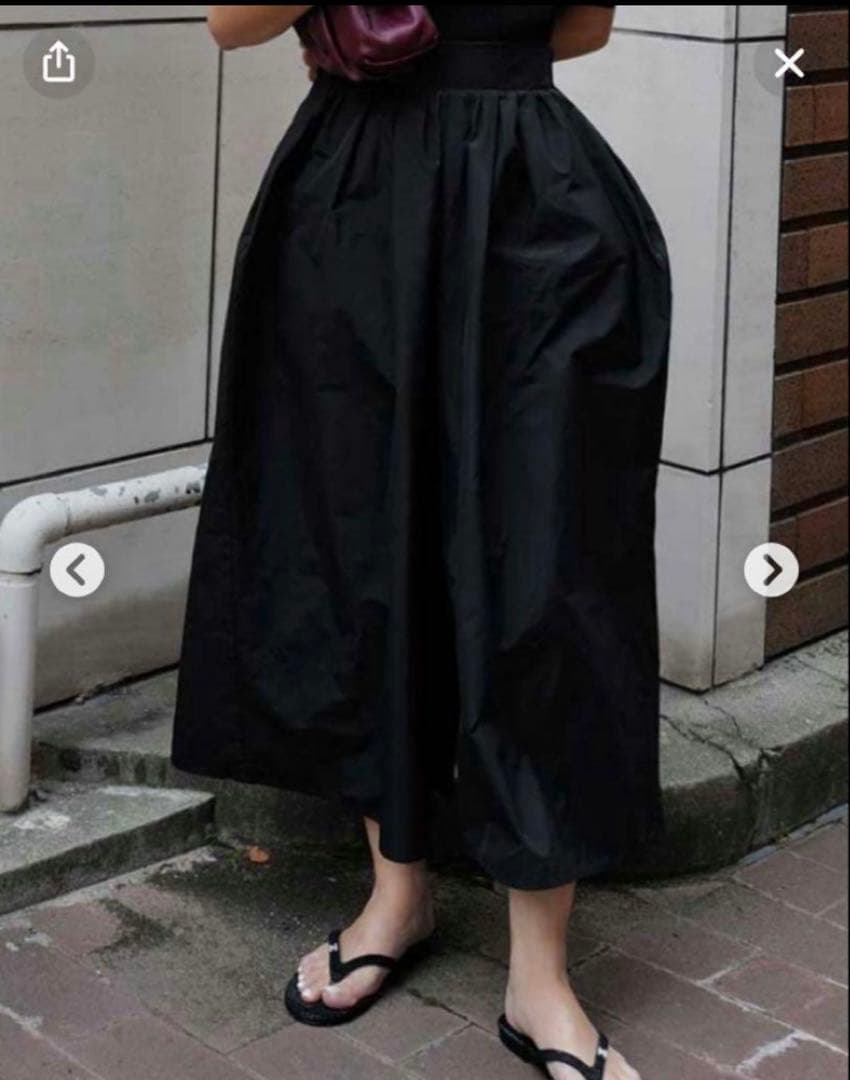 【新品未使用】MACHATT マチャット メモリーキュロット パンツ 2025