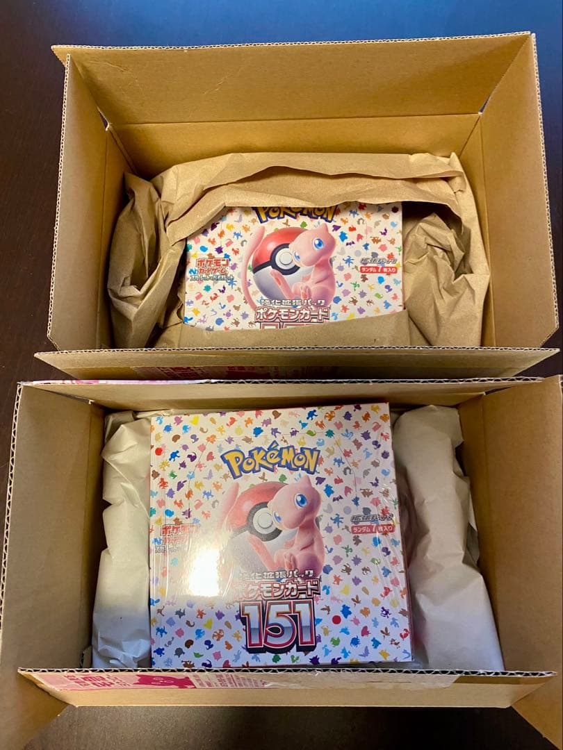 ポケモンカード151 シュリンク付き　未開封　2box