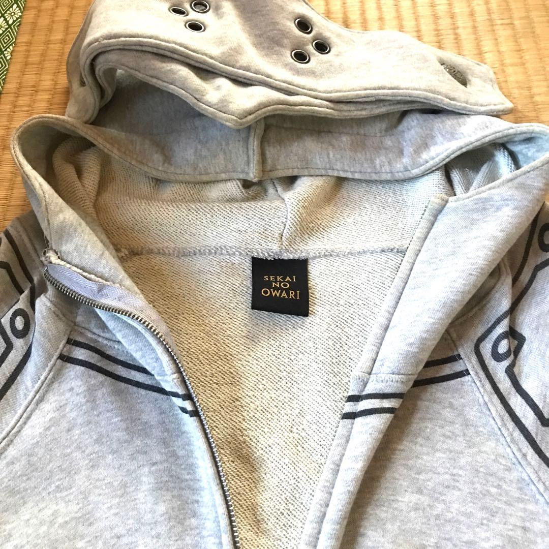 SEKAI NO OWARI フルジップパーカー L セカオワ　ライブグッズ