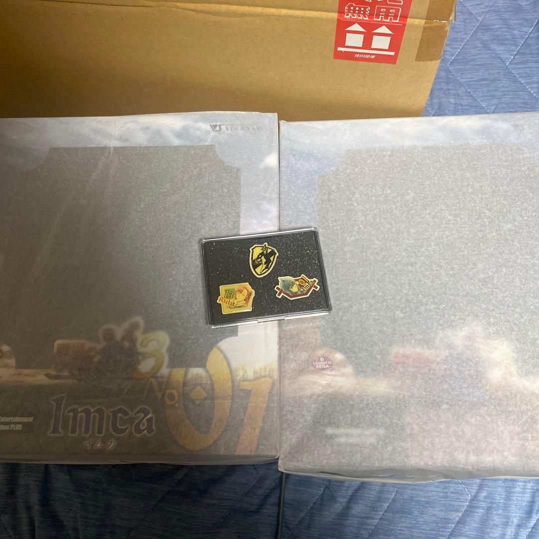 モエコレプラス 1/8 イムカ+モエコレプラス 1/8 リエラ+ピンバッジ