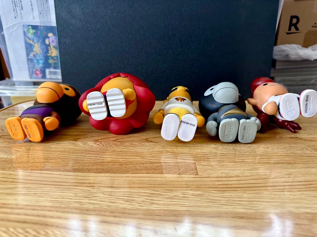 A BATHING APE フィギュア ソフビ９体セットBAPEMAN NIGO