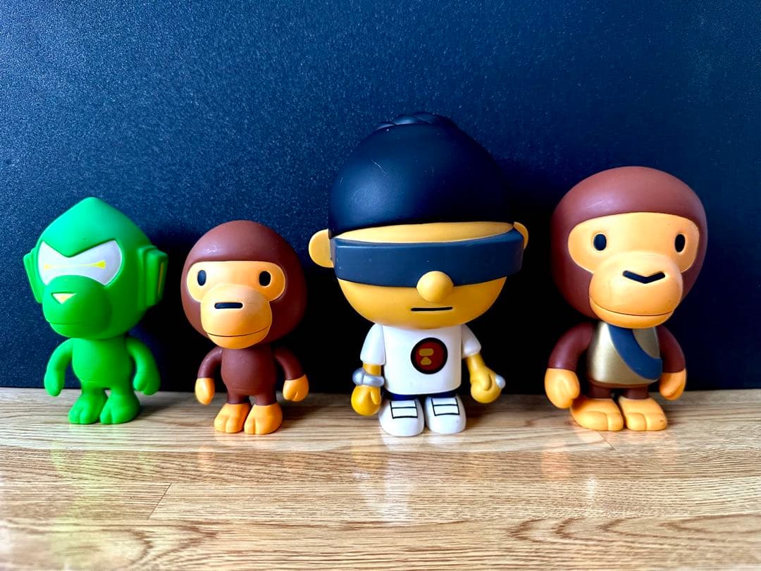 A BATHING APE フィギュア ソフビ９体セットBAPEMAN NIGO