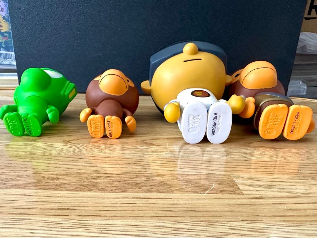 A BATHING APE フィギュア ソフビ９体セットBAPEMAN NIGO