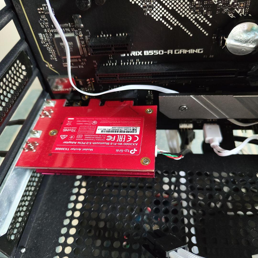 m*l様 Ryzen7.5800x3D ゲーミングPC 電源とグラボストレージメ