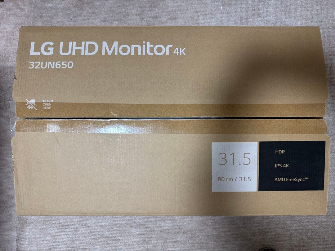 LG 32UN-650W モニター 4K IPS 31.5インチ