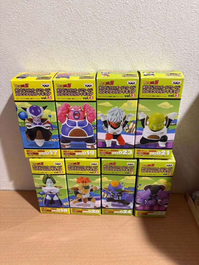 ワールドコレクタブルフィギュア vol.3 全8種 接近！ギニュー特戦隊編