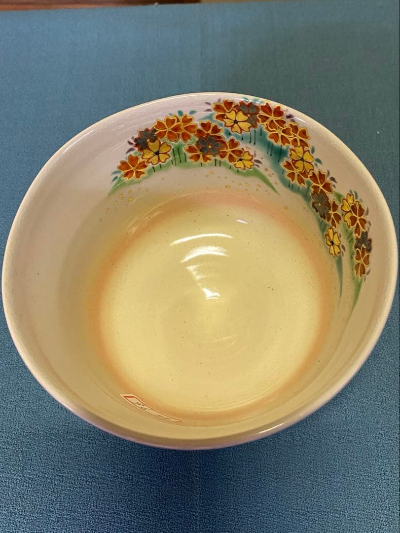 ⭐️本日限定⭐️茶道具/茶碗 中村能久 『色絵 吉野山之図』京焼 東福窯　共箱