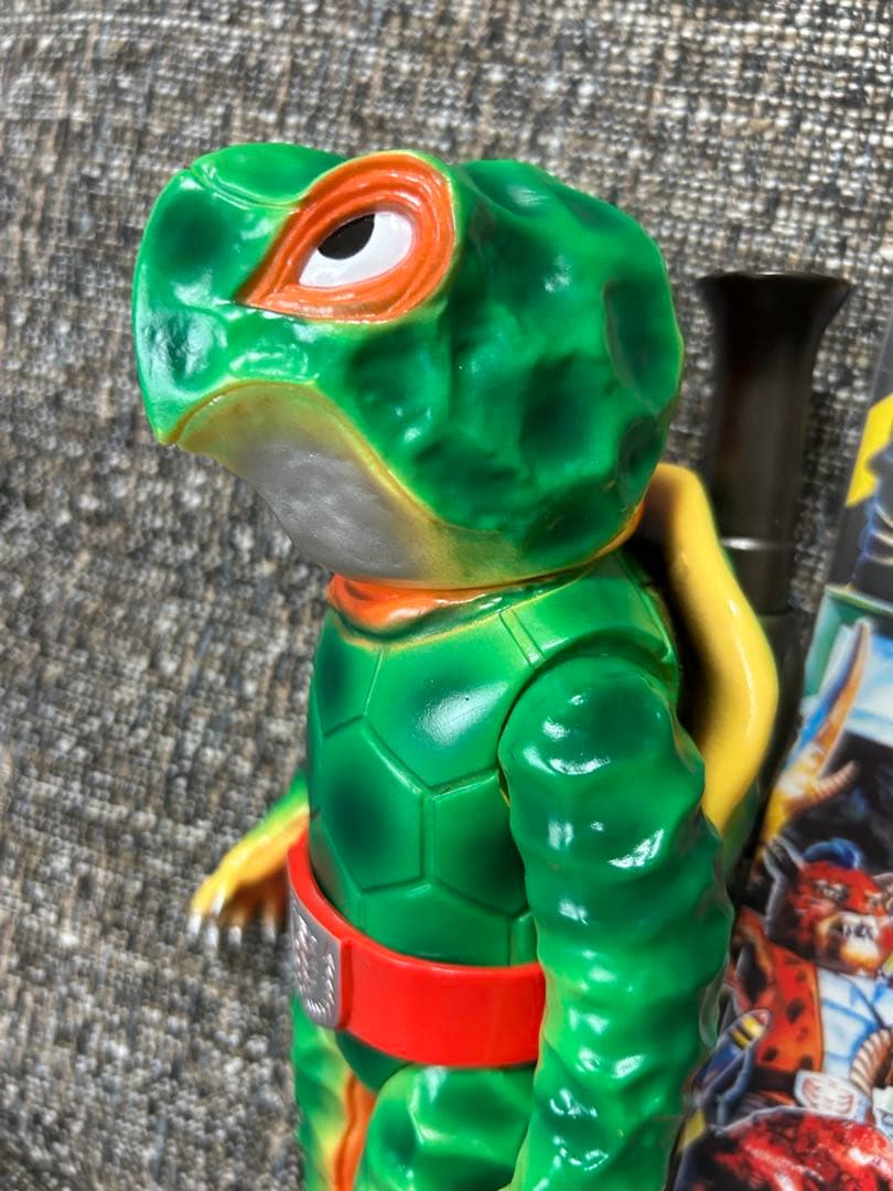 メディコム・トイ×東映レトロソフビ★初期版カメバズーカ　濃厚カラー 2014