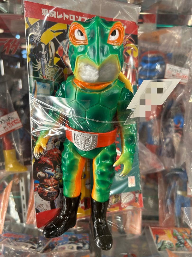 メディコム・トイ×東映レトロソフビ★初期版カメバズーカ　濃厚カラー 2014