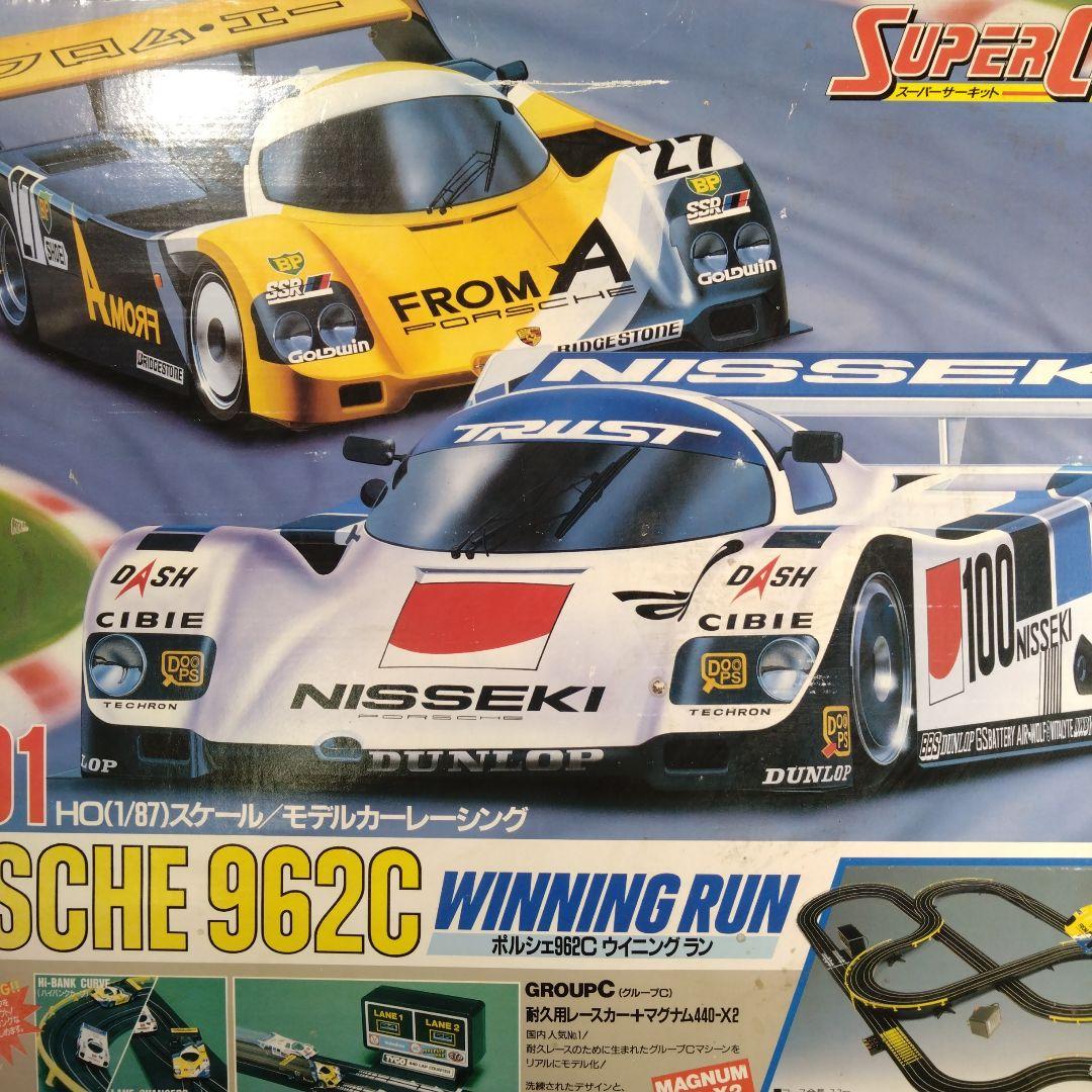 タイコTYCO スロットカー　 ポルシェ962Cウイニングラン 別途2台付き