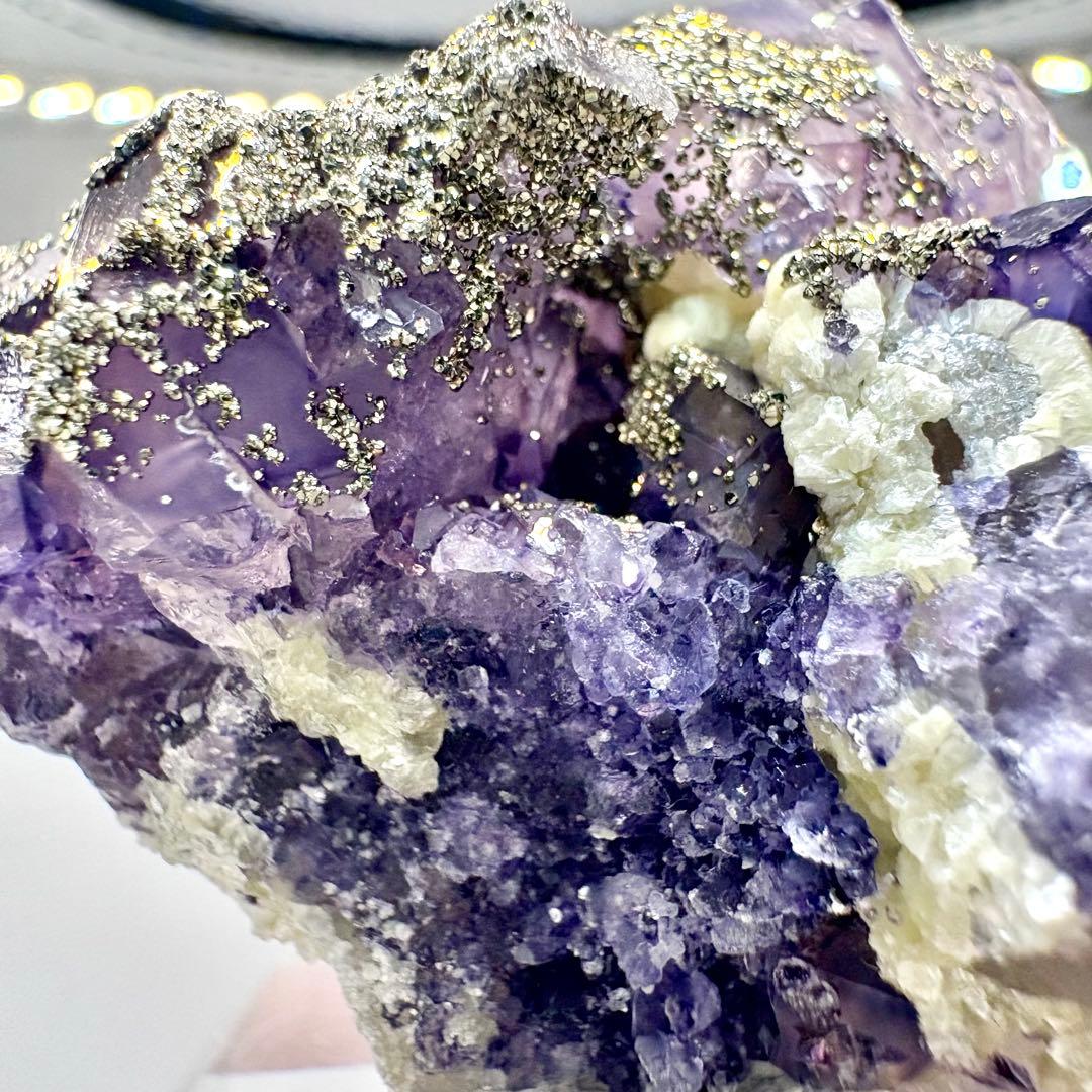 563 中国 内モンゴル産 フローライト&パイライト