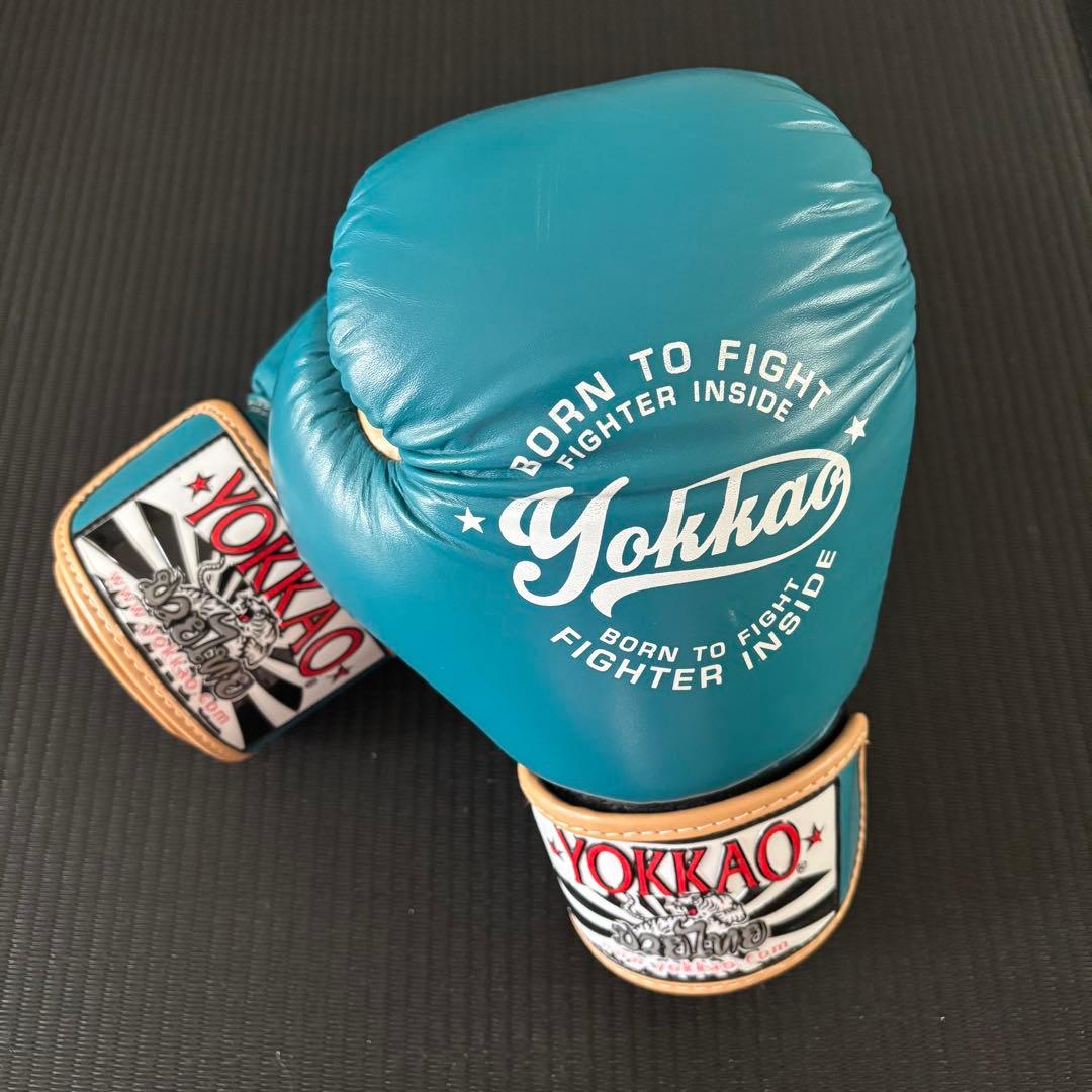 YOKKAO ボクシンググローブ Vintage Blue 10Oz