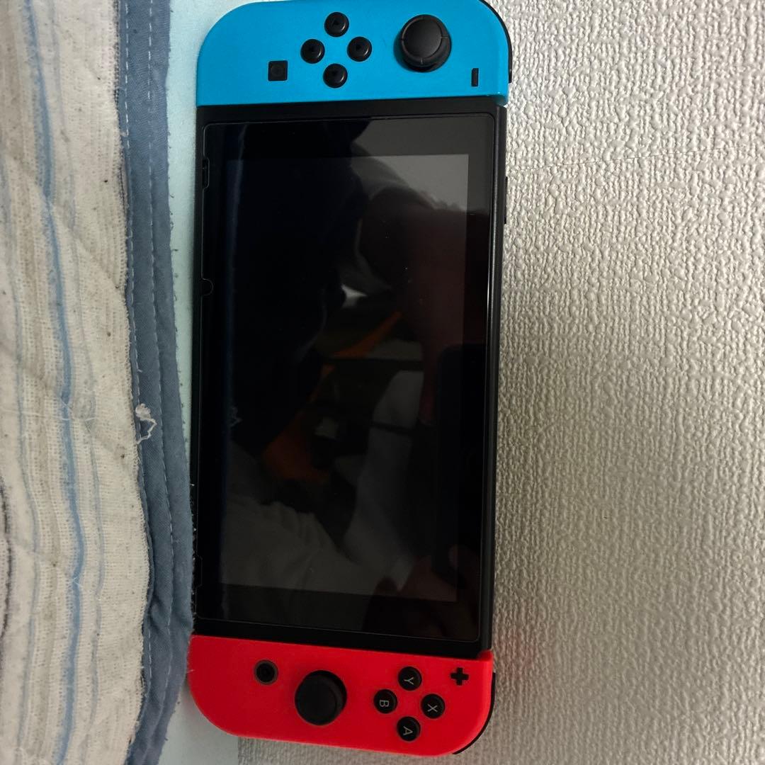 Nintendo Switch 本体 青/赤 sdカード128gb セット