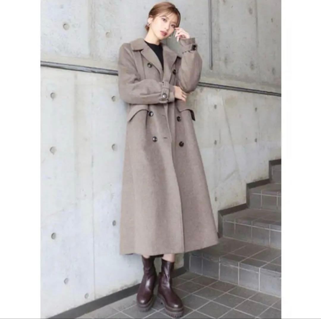 【美品】MURUA ブラウン チェスターコート　アウター