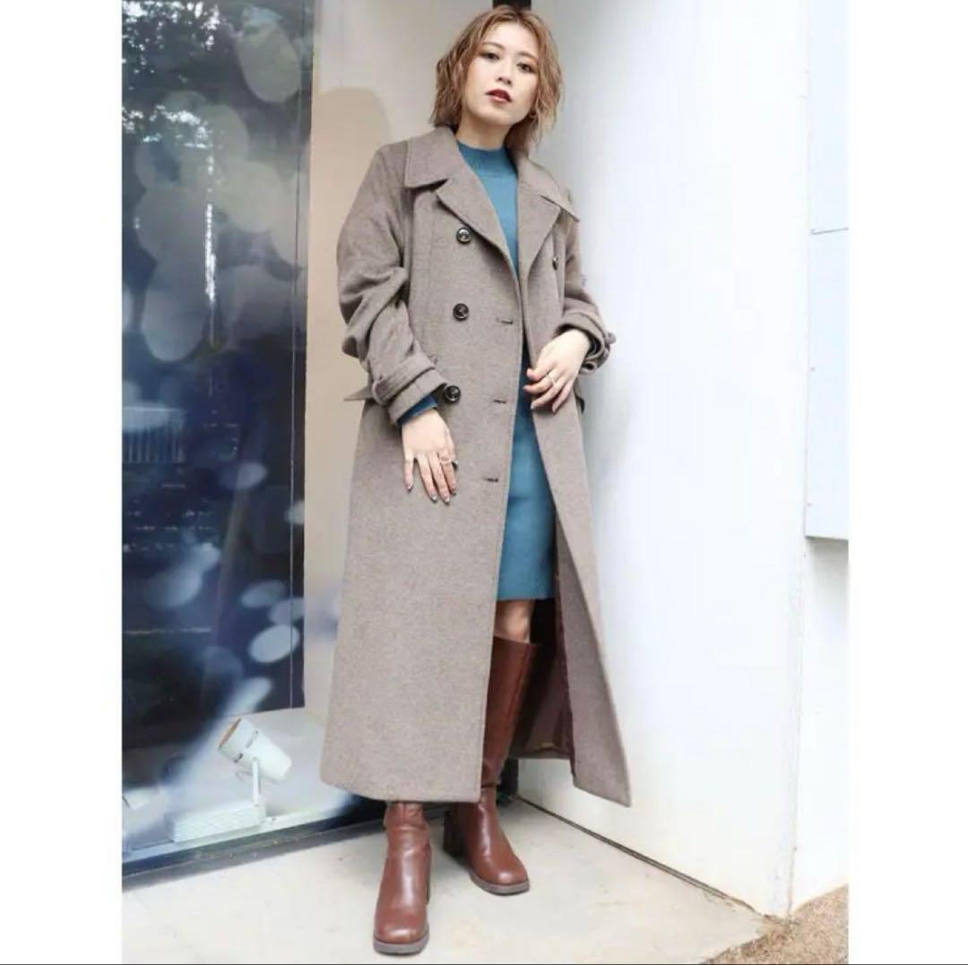 【美品】MURUA ブラウン チェスターコート　アウター