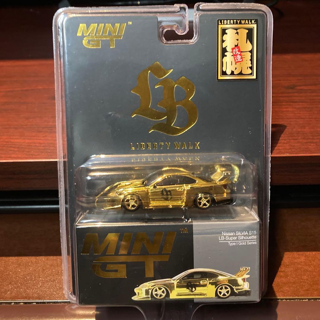 【新品】MINI GT LIBERTYWALK S15 GOLD SAPPORO