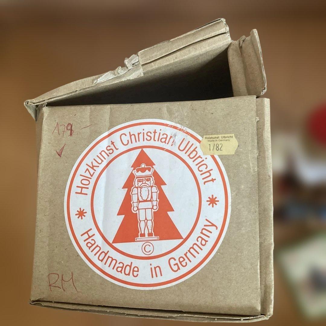 ドイツ製　サンタクロースパイプ人形