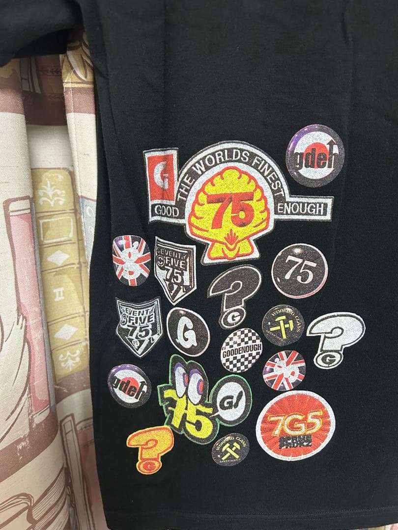 グッドイナフワッペンプリントT① goodenough藤原ヒロシfragment