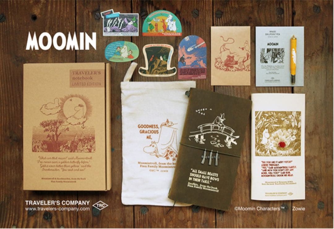 トラベラーズノート 限定セット MOOMIN ムーミン家