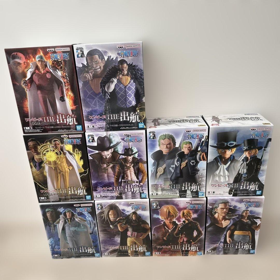 ワンピース フィギュア (THE出航)10体セット