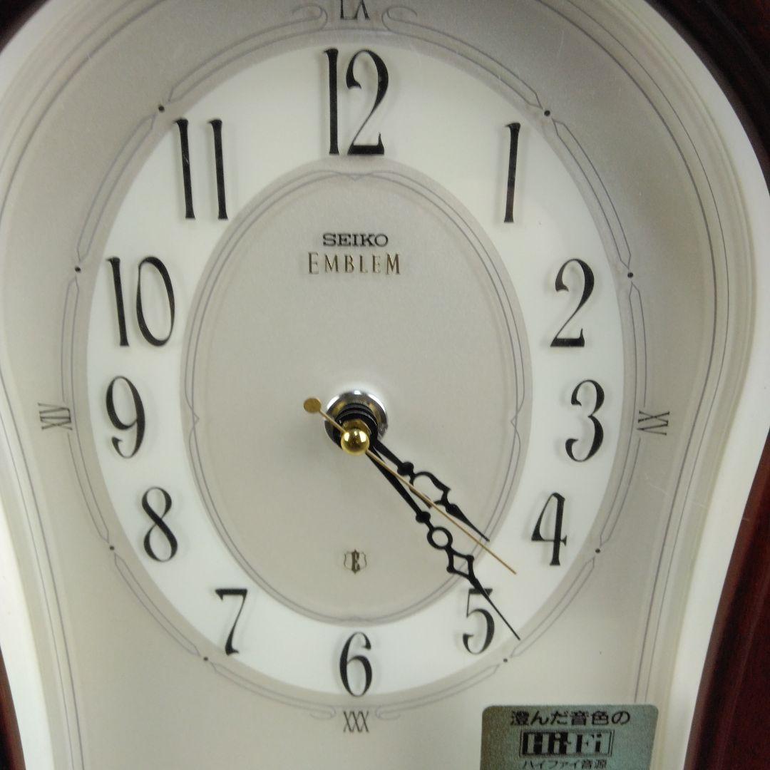 未使用 置時計 セイコー HW468B EMBLEM 置時計 SEIKO