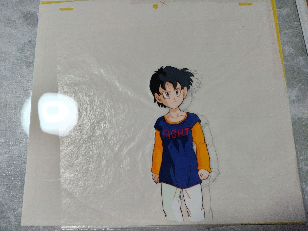 ドラゴンボールZ セル画　孫悟空 超サイヤ人3 ビーデル