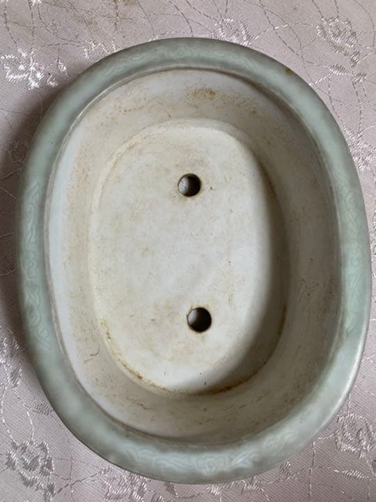 景徳鎮　正源製　楕円　盆栽鉢