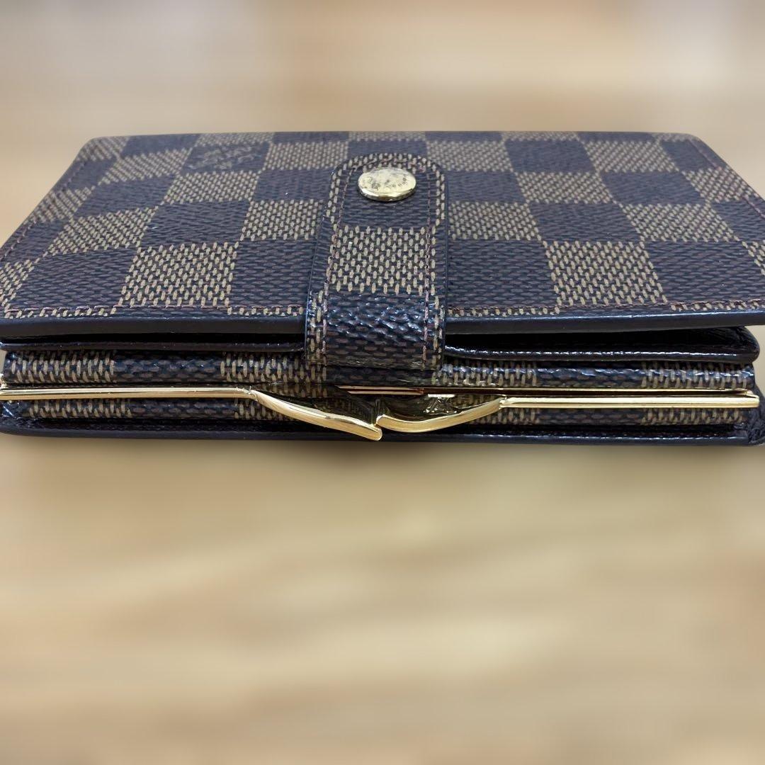 ルイ・ヴィトン　ダミエ　サイフ　二つ折り がま口財布