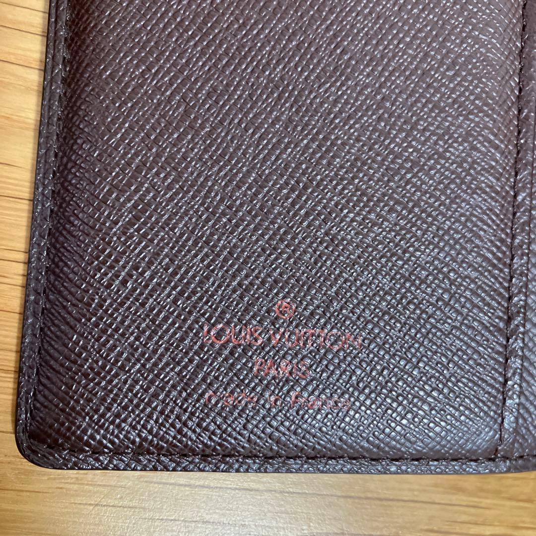 ルイ・ヴィトン　ダミエ　サイフ　二つ折り がま口財布