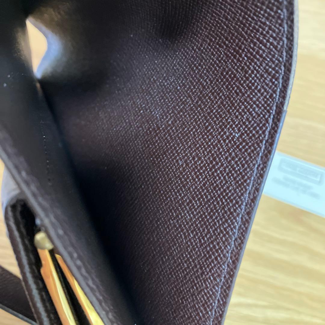 ルイ・ヴィトン　ダミエ　サイフ　二つ折り がま口財布