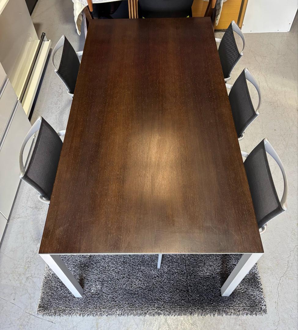 CASSINA IXC エアフレーム＆テーブルアリアス椅子5脚セット180cm