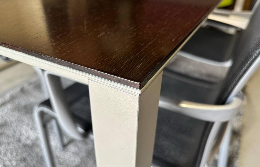 CASSINA IXC エアフレーム＆テーブルアリアス椅子5脚セット180cm