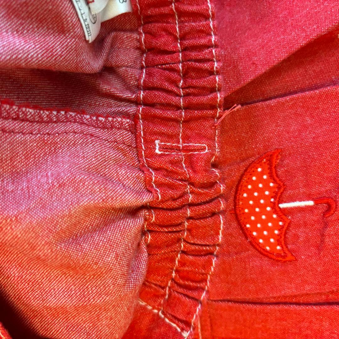 メゾピアノ　エプロン　スカート　120サイズ　平成レトロ