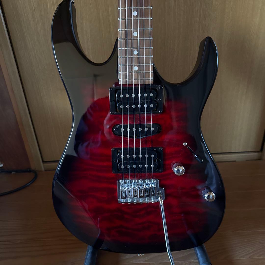 Ibanez gio GRX70QA エレキギター レッド/ブラック