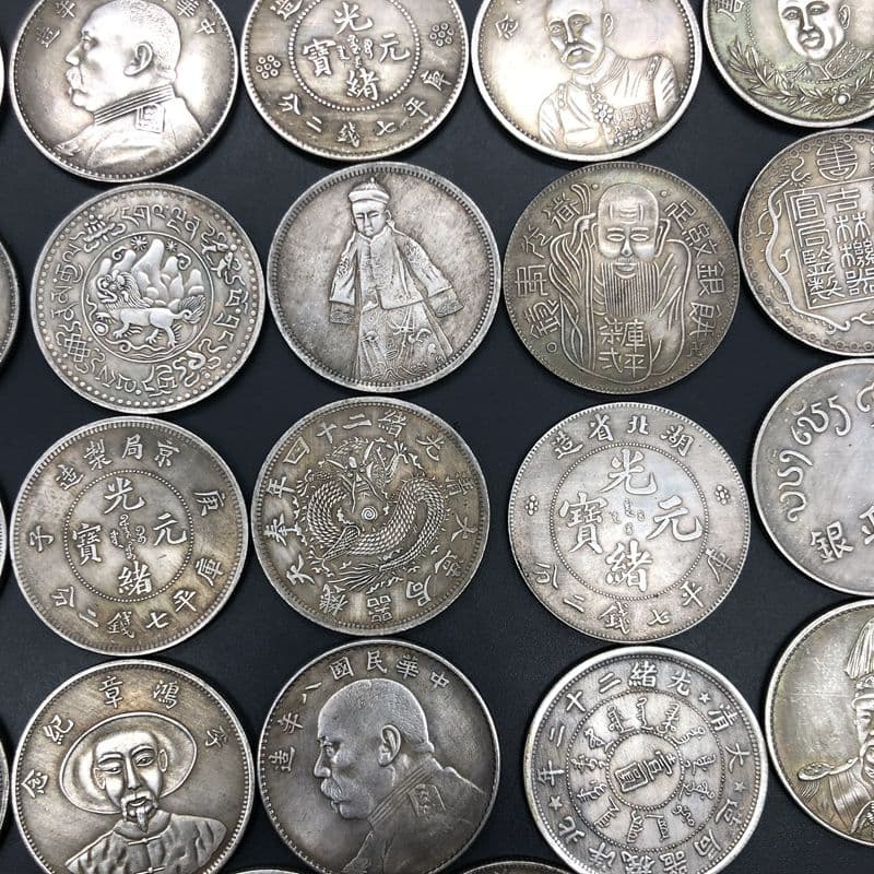 中国古銭 袁大頭銀元 龍洋銀元 希少　硬美品 現代工芸品 美品