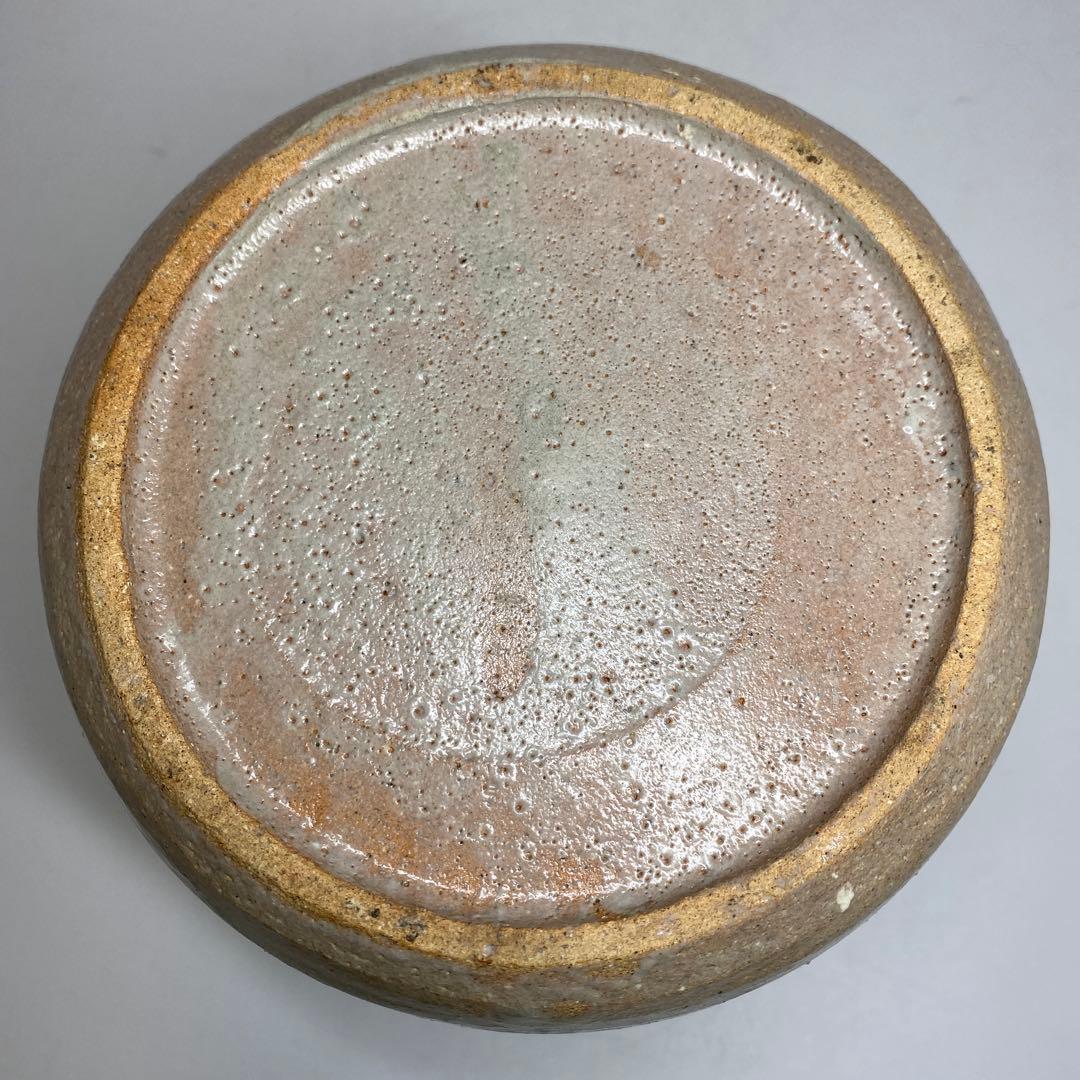 ☆茶3 廣州窯　白泥象嵌　水指　高さ約16cm 東N7-1025②