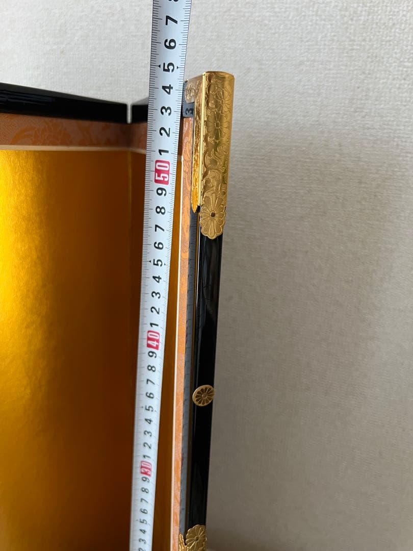 超豪華正絹★親王飾り★京人形　金沢金箔屏風