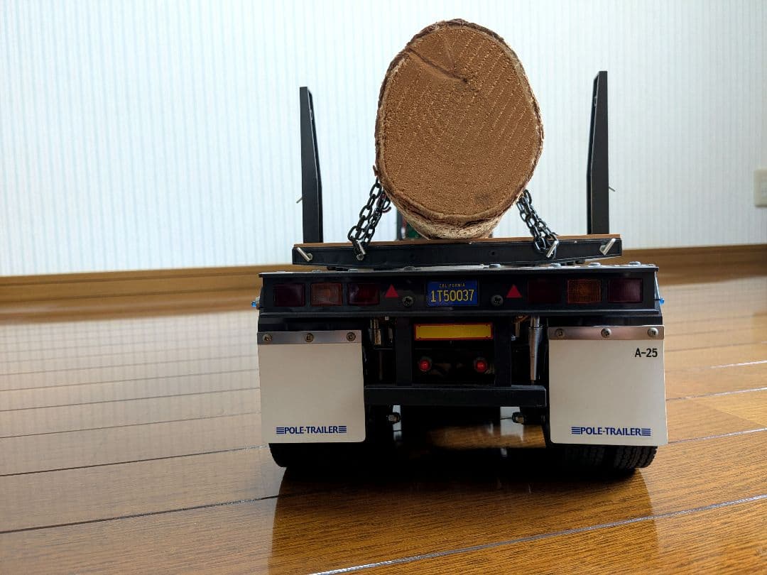 タミヤ　1/14　キングハウラー、ポールトレーラー、タイヤ等