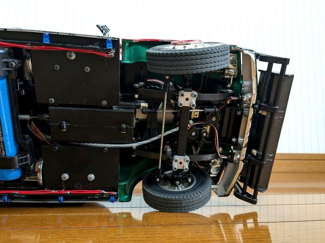 タミヤ　1/14　キングハウラー、ポールトレーラー、タイヤ等