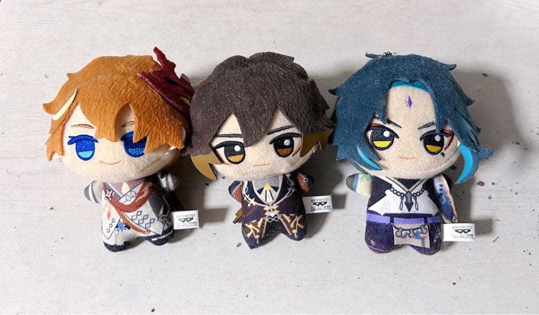 最終値下げ　原神　ちびぐるみvol.2 鍾離　タルタリヤ　魈　ぬいぐるみ