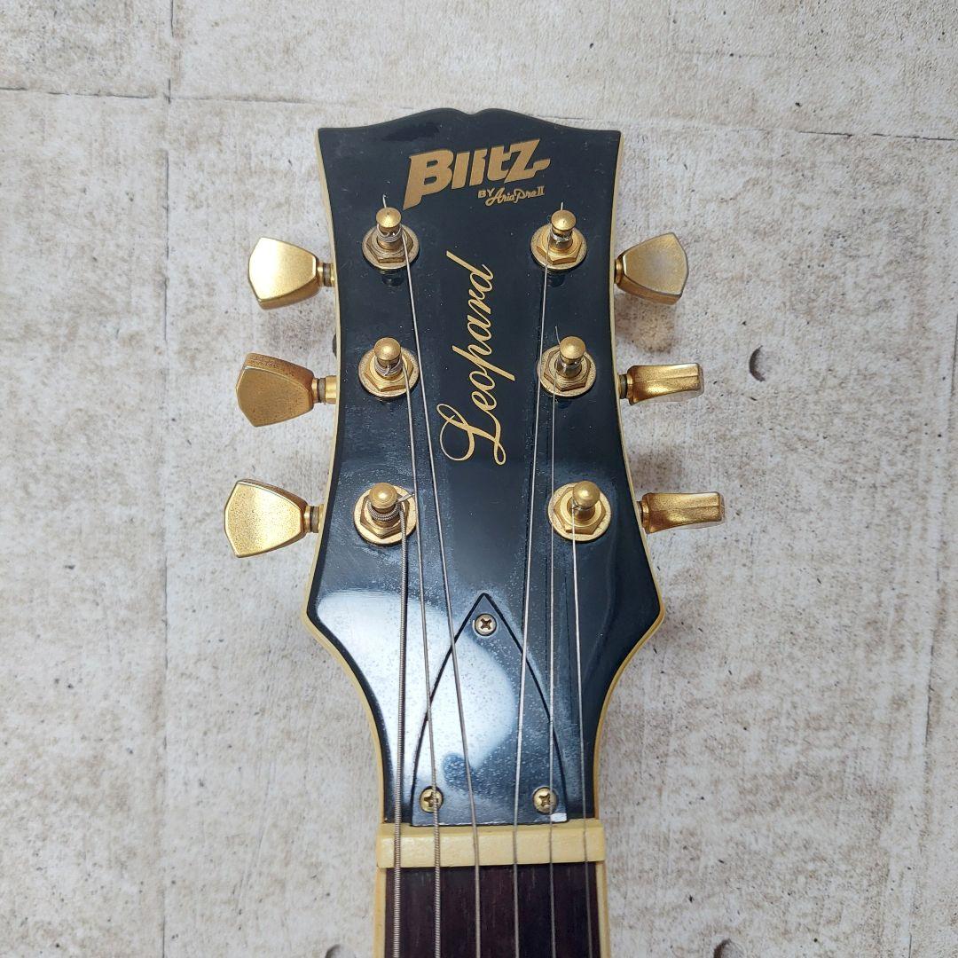 Blitz by Aria ProⅡ レスポール チェリー サンバースト 虎杢