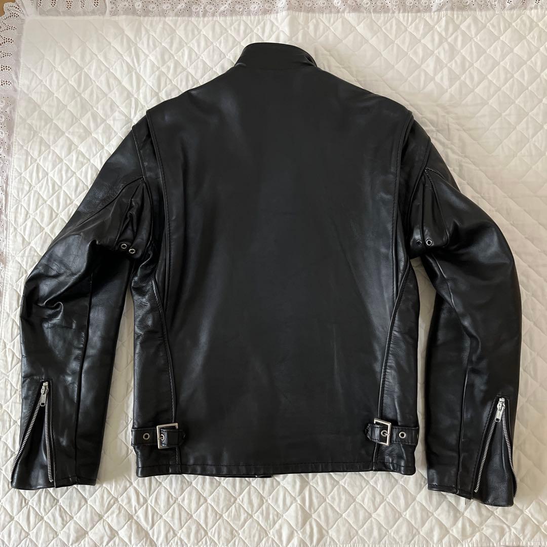 Schott《定番》シングルブラックライダースジャケット サイズ36