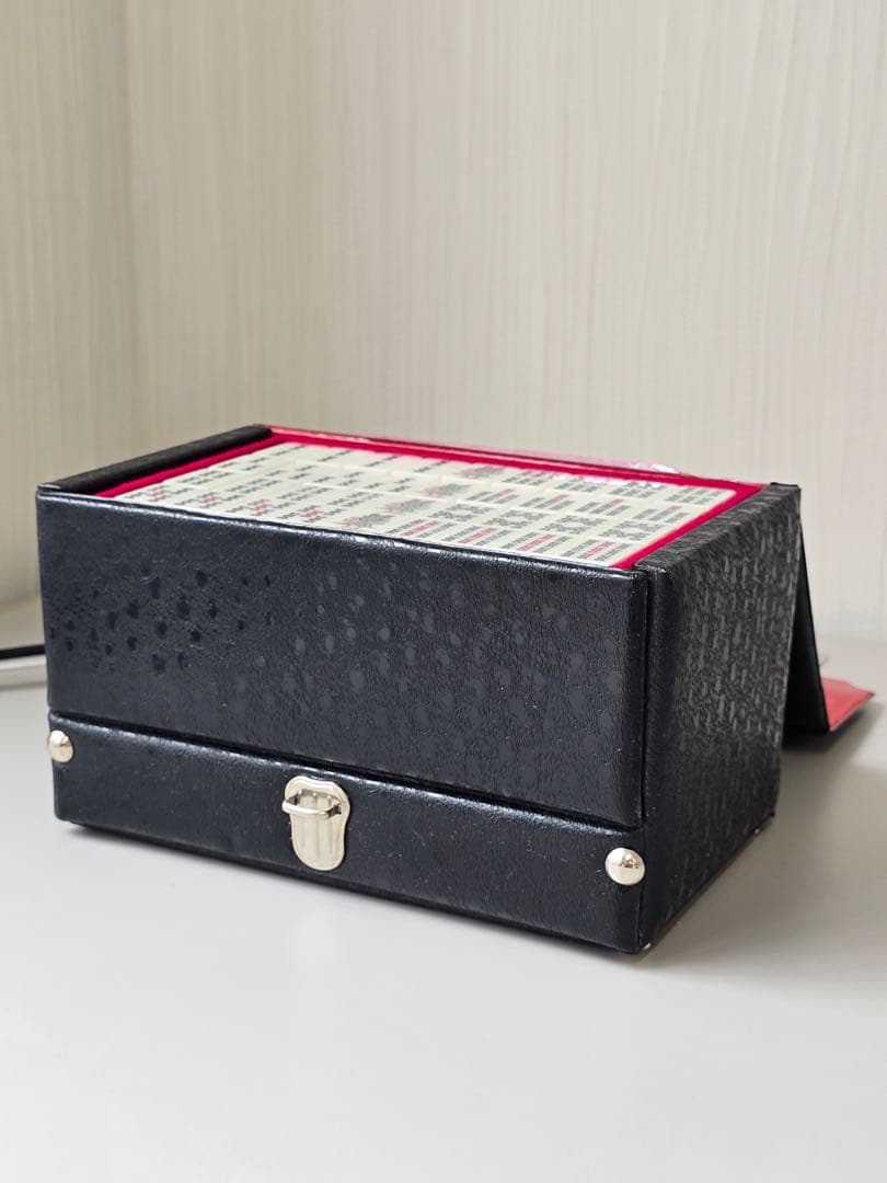 完全未使用•昭和レトロ 高級 麻雀牌 ★5段収納BOX付き★