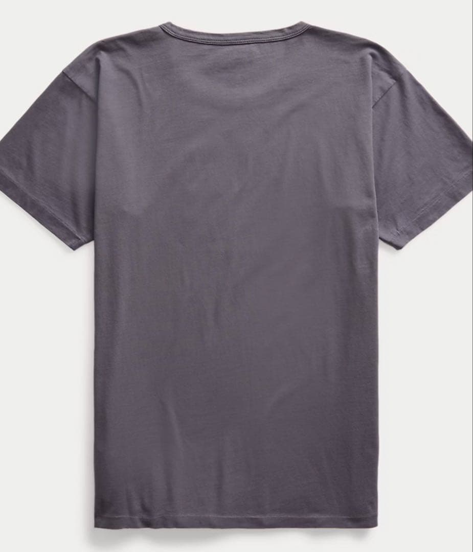 新品 RRL ロゴプリント Tシャツ Mサイズ グレー ショッパー付