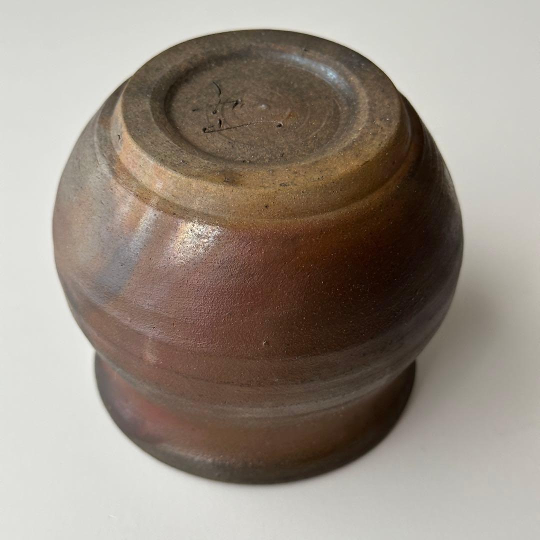 嶋村白山 備前 壺 小壺 蓋なし品