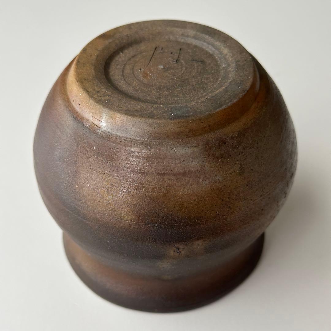 嶋村白山 備前 壺 小壺 蓋なし品