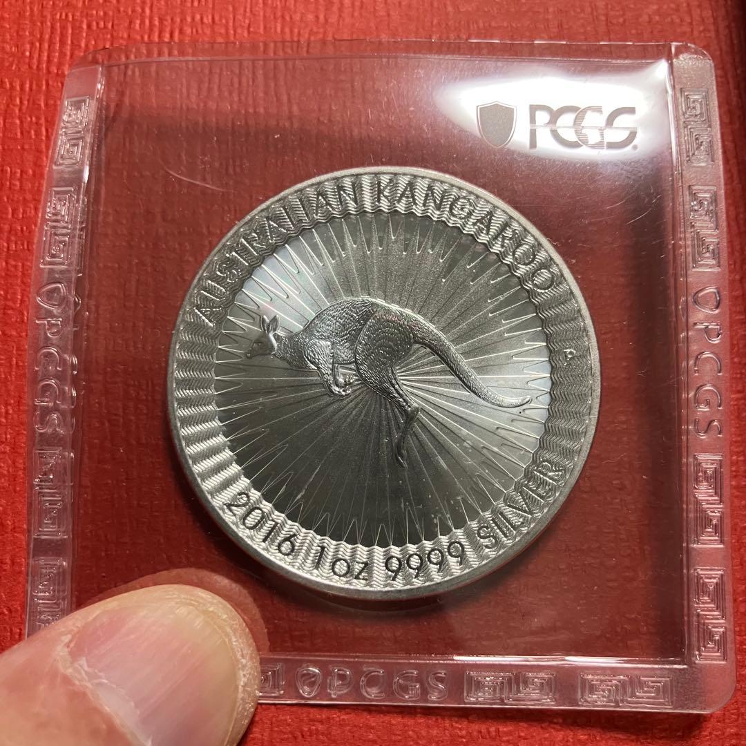 オーストラリア　カンガルー 2016年 記念 銀貨