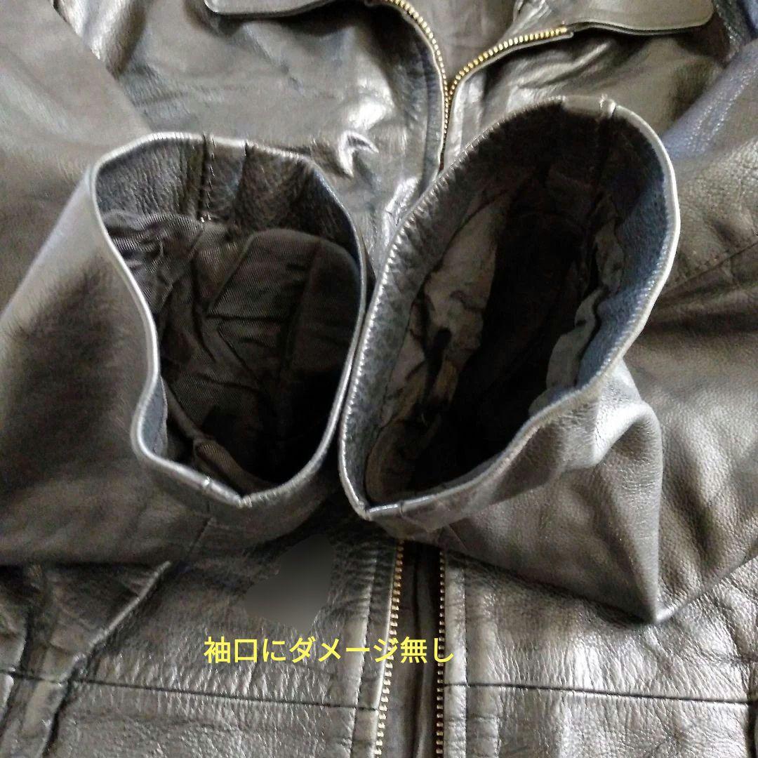 Vintage Euro シングルライダース レザージャケット カーコート